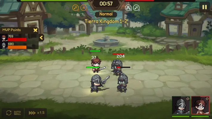 Unknown Knights Pixel RPG android App screenshot 4